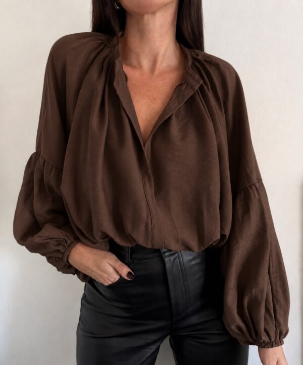 Blusa pipina Choco