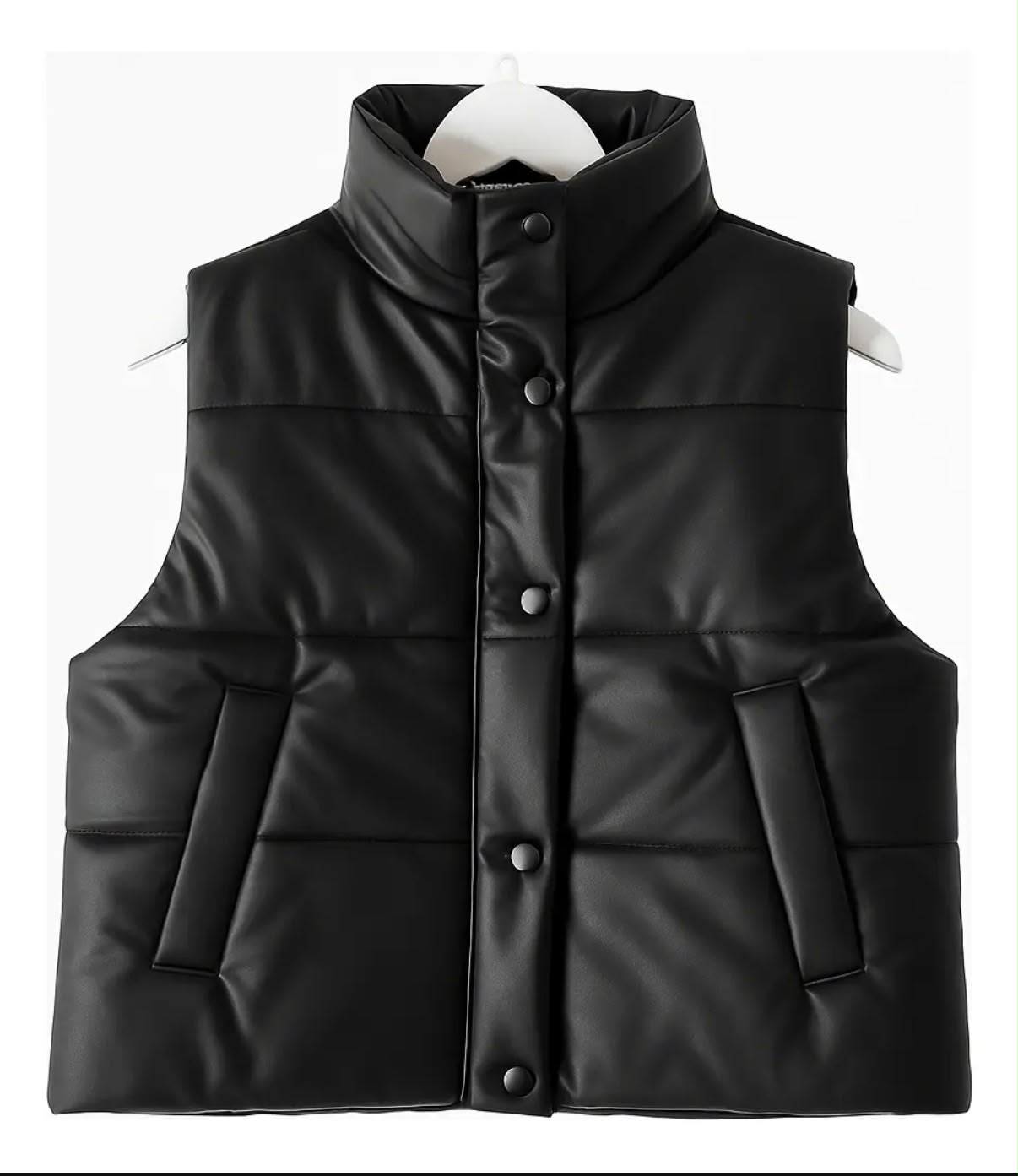 chaleco puffer NEGRO: imagen 2